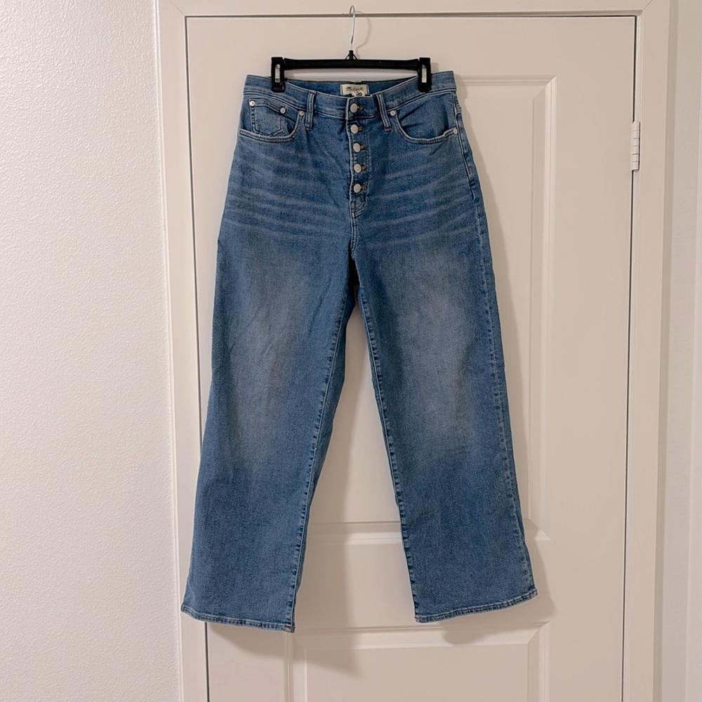 Madewell 31 wide leg jeans